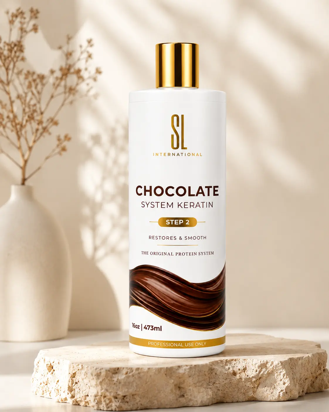 Chocolate System Keratin Step 2 - professional smoothing treatment for salons