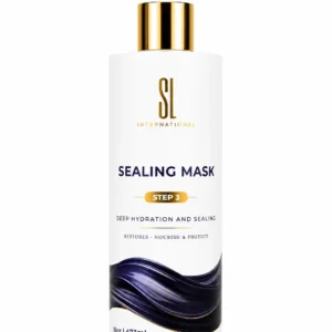 Bottle of Sealing Mask by SL International, professional Step 3 deep hydration treatment