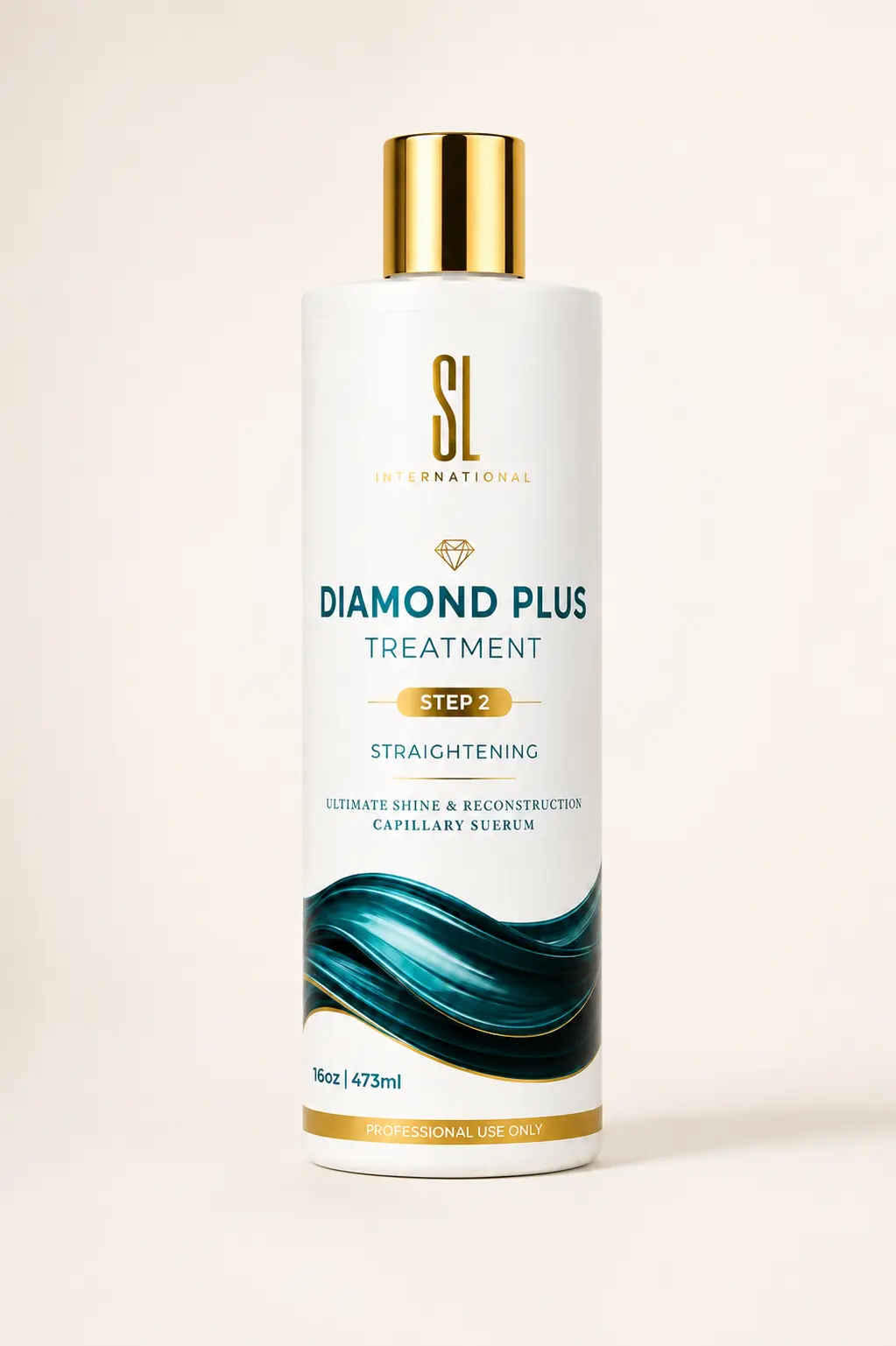 Professional straightening treatment Diamond Plus for ultimate shine and reconstruction